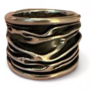 Vintage 925 Sterling Silver Ring Approximately Size 6 1/2 EUC